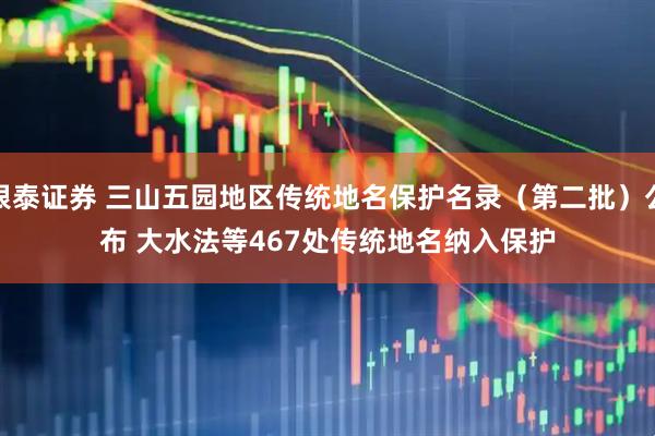 银泰证券 三山五园地区传统地名保护名录（第二批）公布&#32;大水法等467处传统地名纳入保护